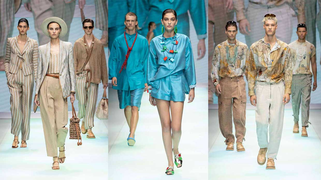 Emporio Armani Men’s and Women’s Spring/Summer 2022 Collection