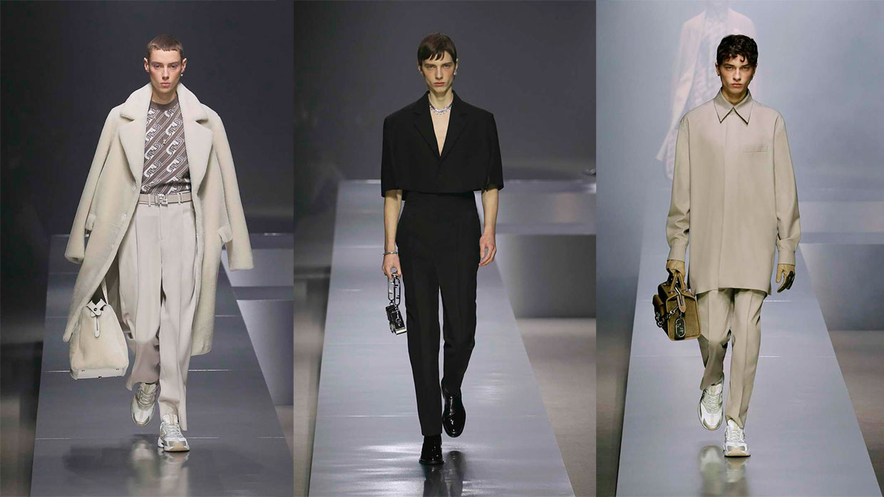 FENDI MEN’S FALL/WINTER 2022-23 COLLECTION - Photo FENDI