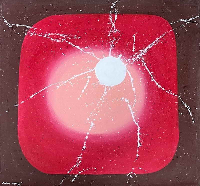 Aung Myint The Truth is the Truth acrylic on canvas 84 x 84 cm 1999