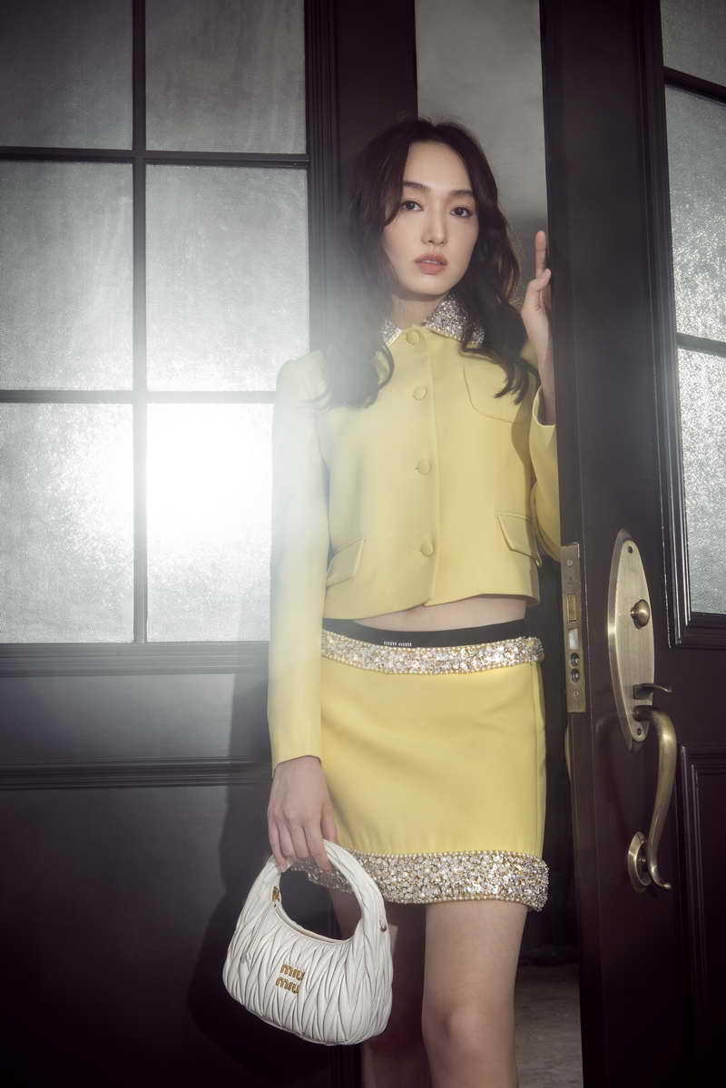 Cecilia Choi in Miu Wander Bag