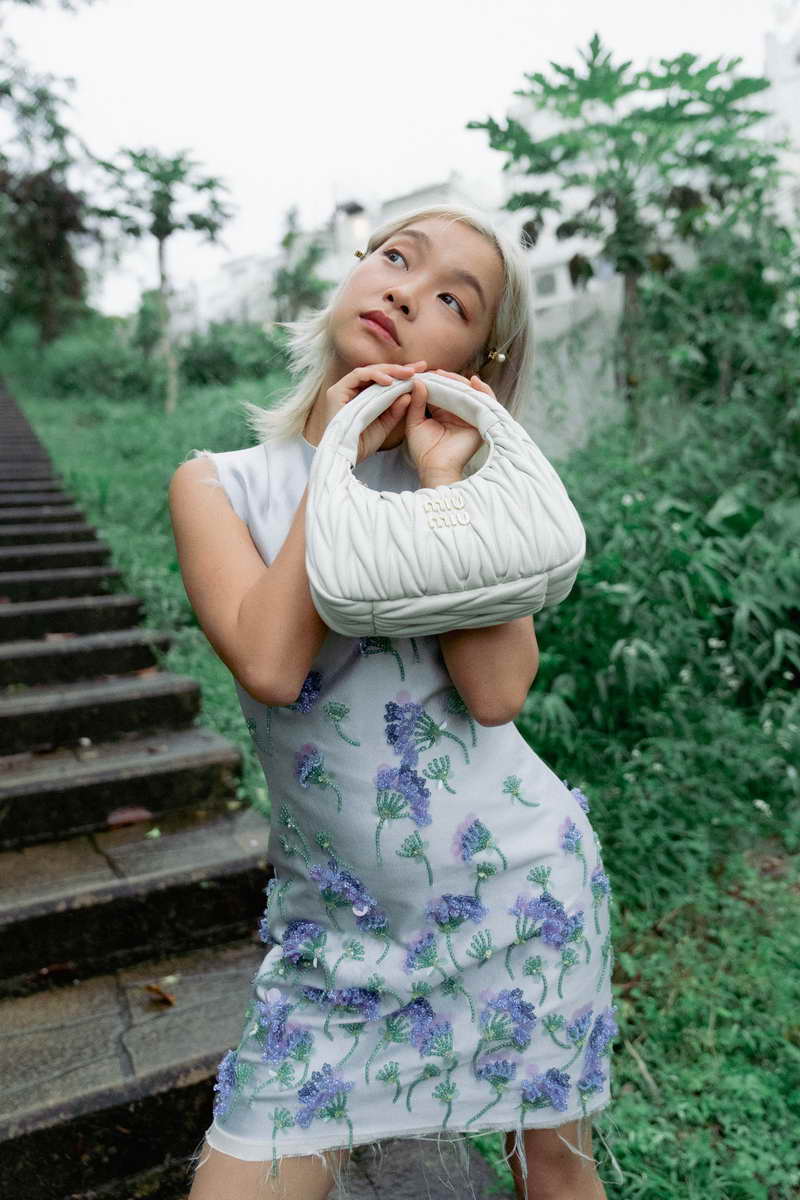 Moon Tang in Miu Wander Bag