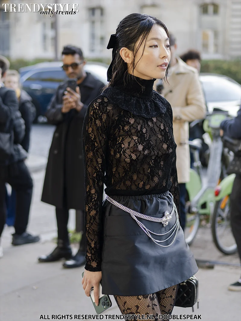 Street style fashion at Chanel – Paris Fashion Week Summer 2023