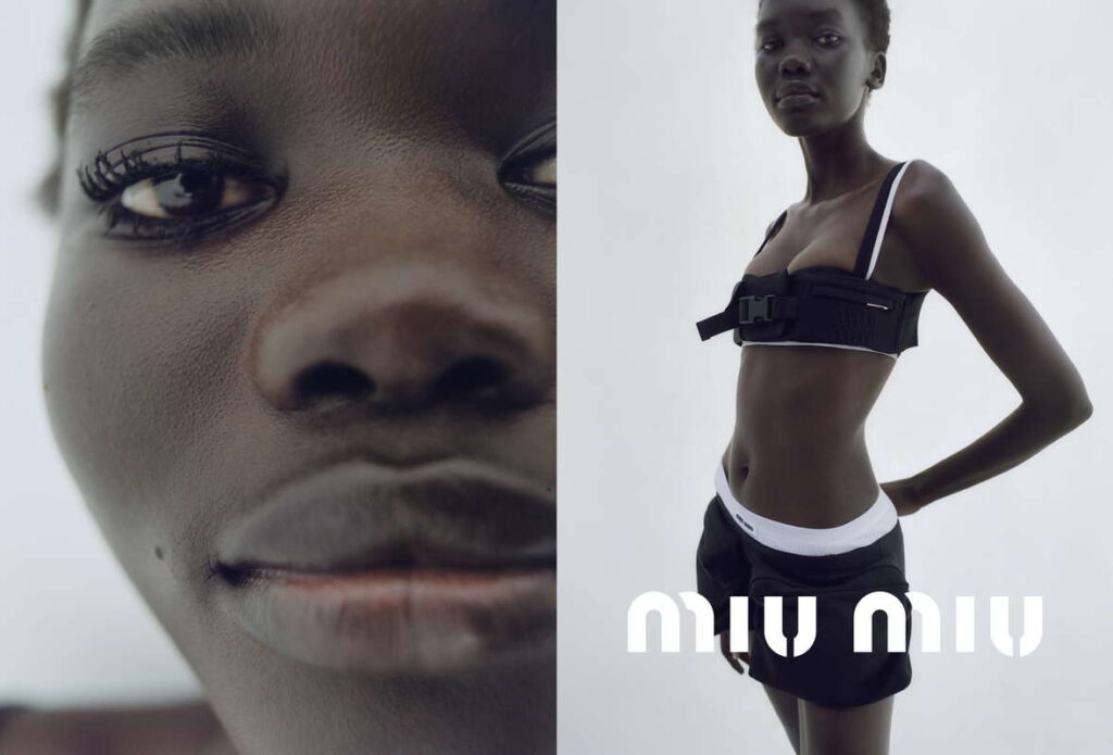 Miu Miu SS23 Advertising Campaign - Photo courtesy of Miu Miu