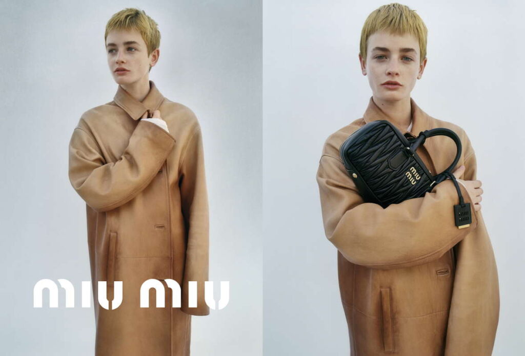 Miu Miu SS23 Advertising Campaign - Photo courtesy of Miu Miu