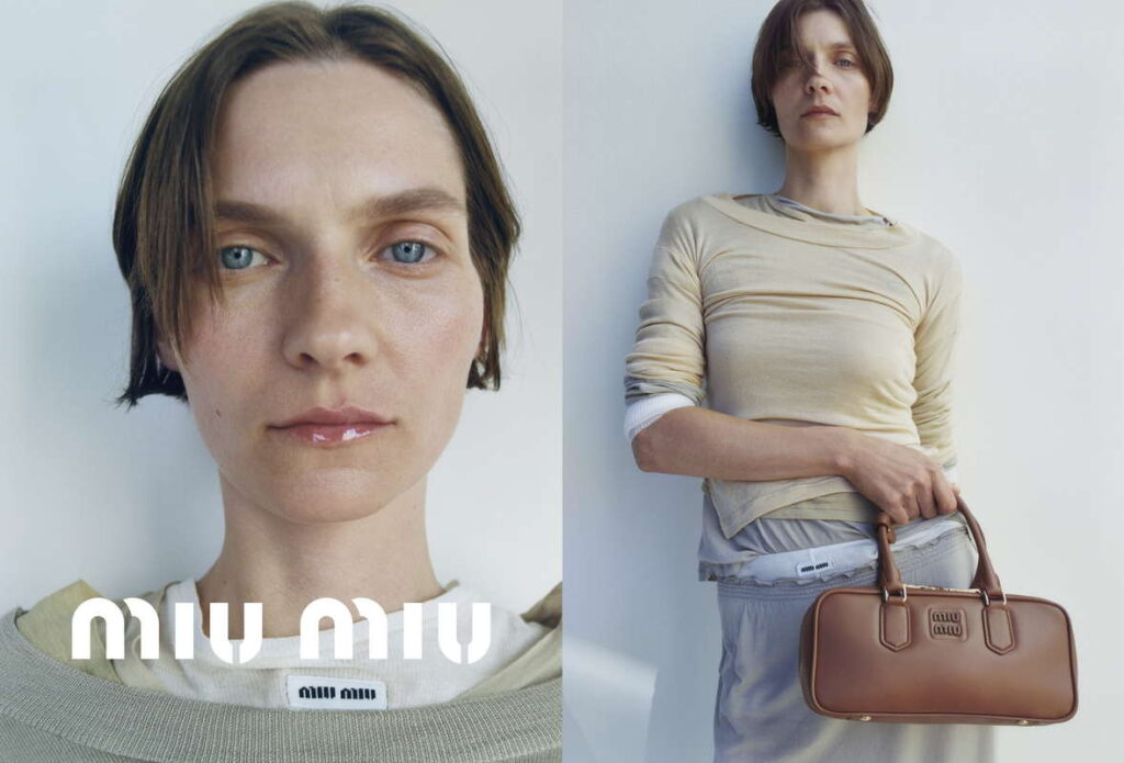 Miu Miu SS23 Advertising Campaign - Photo courtesy of Miu Miu