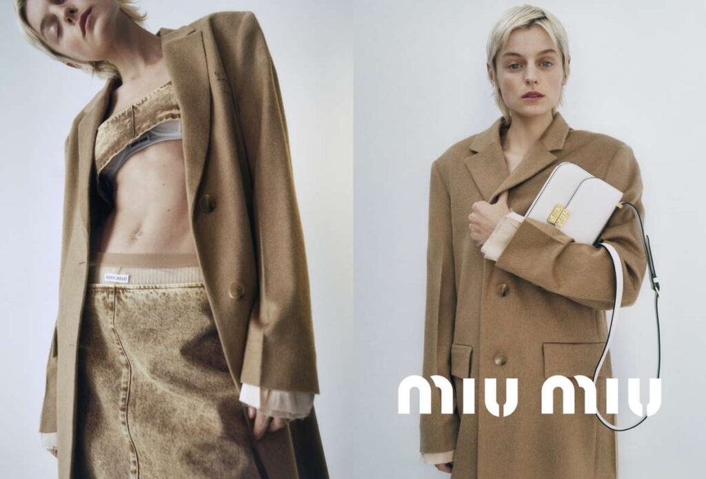 Miu Miu SS23 Advertising Campaign - Photo courtesy of Miu Miu