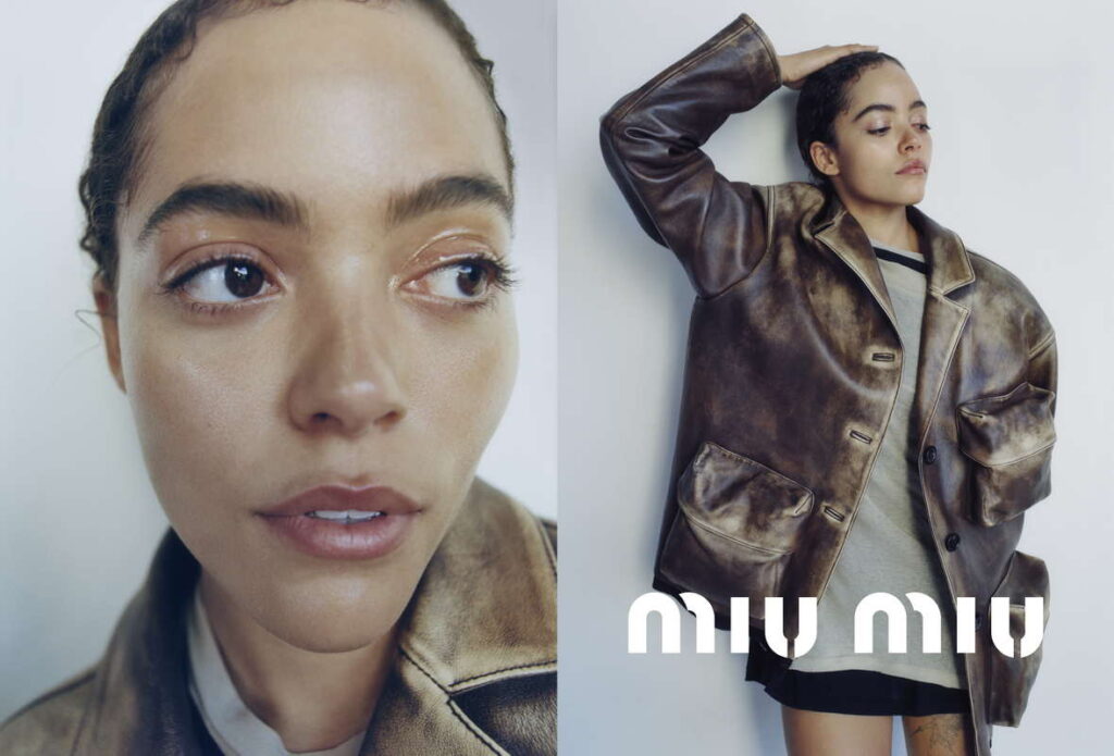 Miu Miu SS23 Advertising Campaign - Photo courtesy of Miu Miu