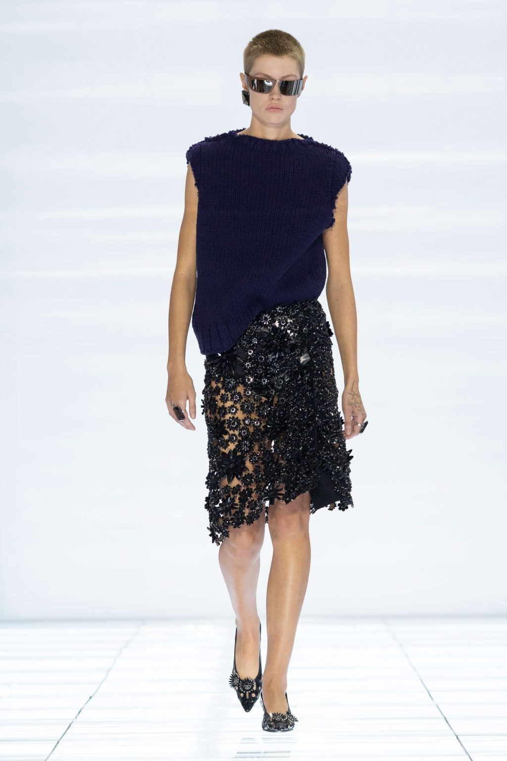 Prada Spring/Summer 2027: the skirt as an object - Photo courtesy of Prada