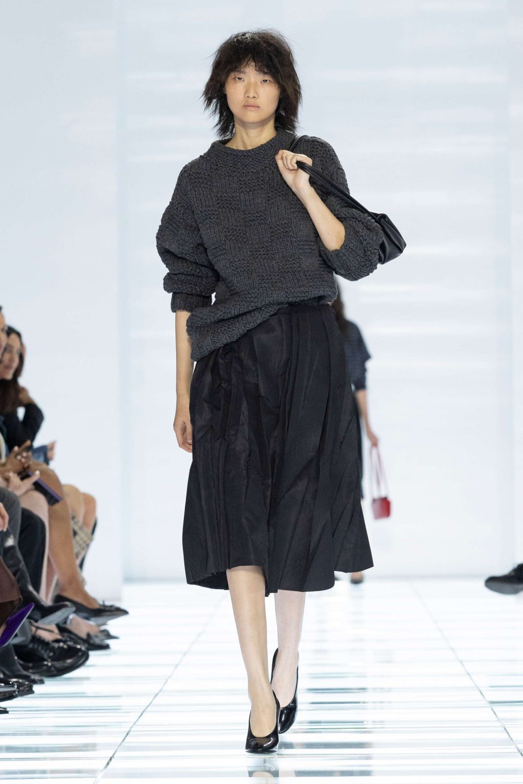 Prada Spring/Summer 2027: the skirt as an object - Photo courtesy of Prada