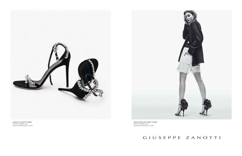 Natural Beauty. Pure Giuseppe: Introducing the new Giuseppe Zanotti. Photo by Craig McDean