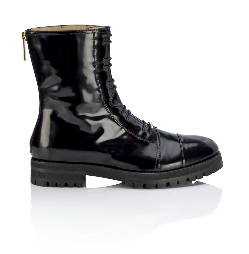 HAZE FLAT- SHINY CALF-BLACK $9,550