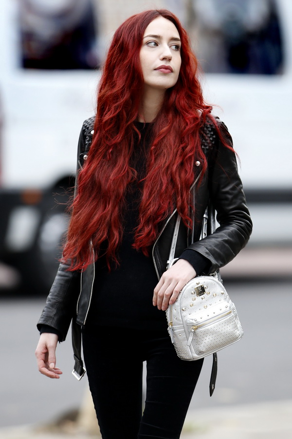 Lizzy Jagger with a Bebe Boo X Mini Backpack Silver HK$11,200