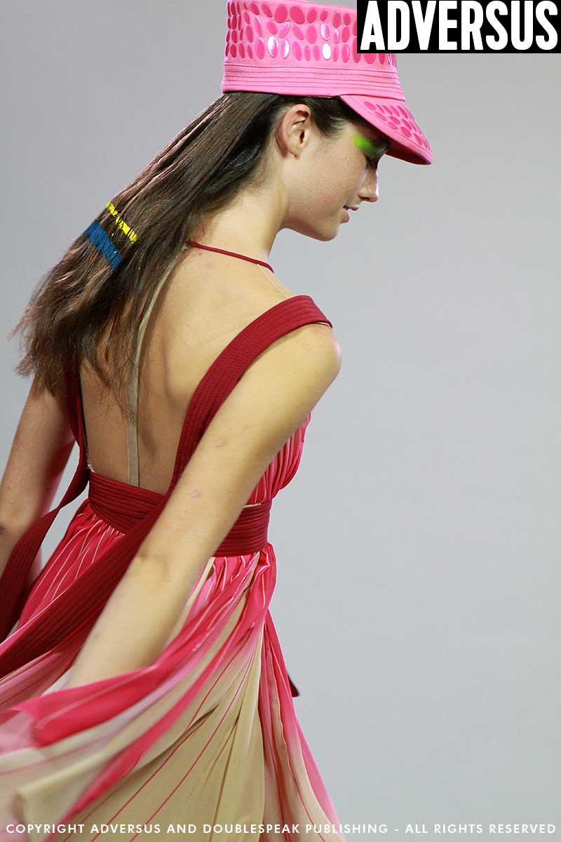 Hair trends 2018. Hand painted hair. Byblos SS 2018, hair: Adrian Clark. Ph. Mauro Pilotto