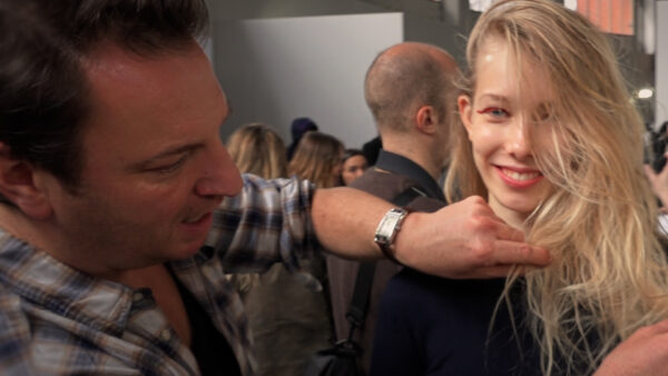 Damien Boissinot and a very 80's hair look for Wunderkind