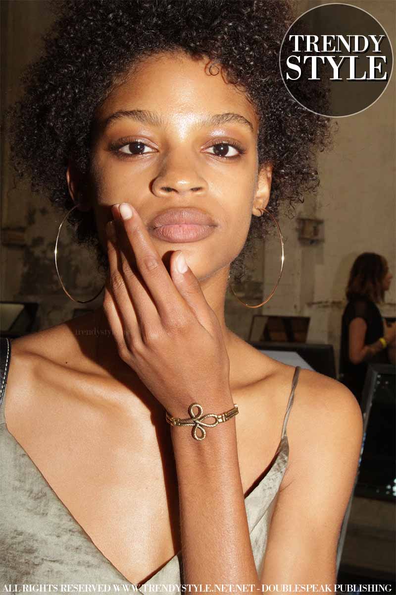 Backstage Dsquared2 Summer 2019 Show. Makeup trends summer 2019 - Photo Charlotte Mesman