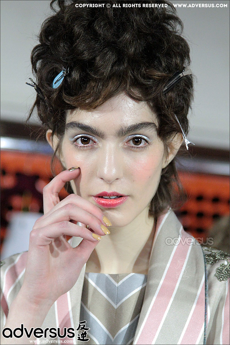 Hair trends 2018. Vintage hair looks at Antonio Marras. Hair: James Pecis. Ph. Charlotte Mesman