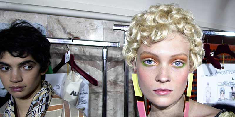 Hair trends 2018. Vintage hair looks at Antonio Marras. Hair: James Pecis. Ph. Mauro Pilotto