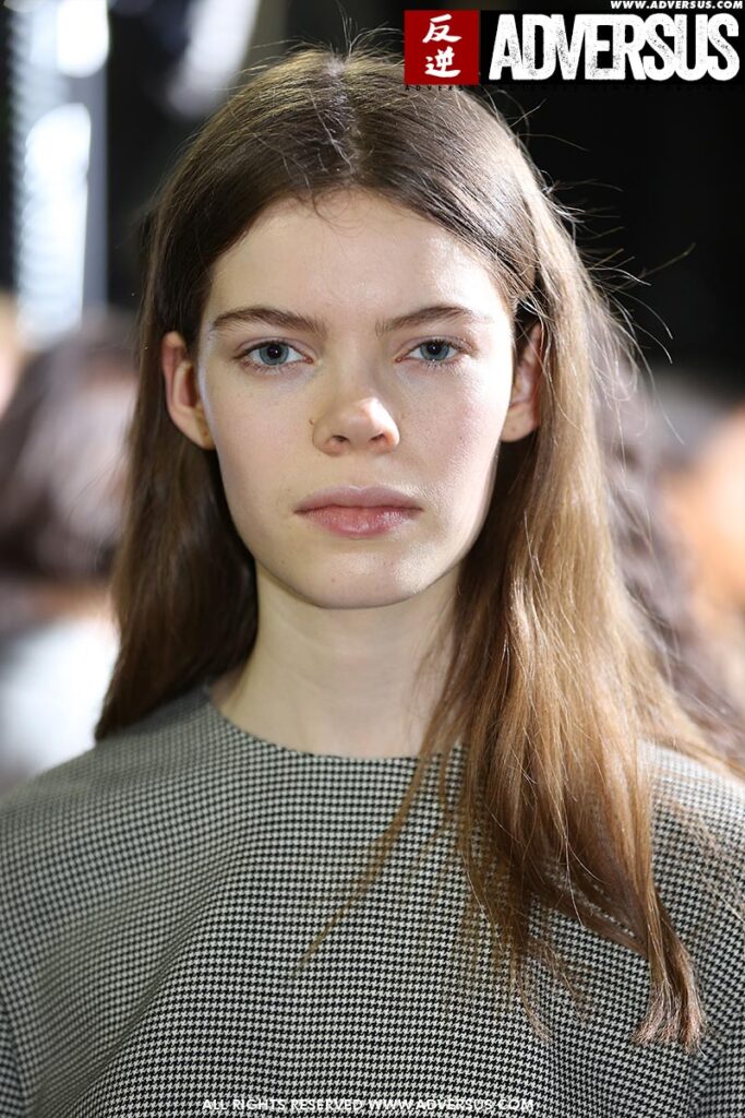 Hair: Anthony Turner for the MSGM FW 2019 2020 Fashion Show. Foto: Mauro Pilotto