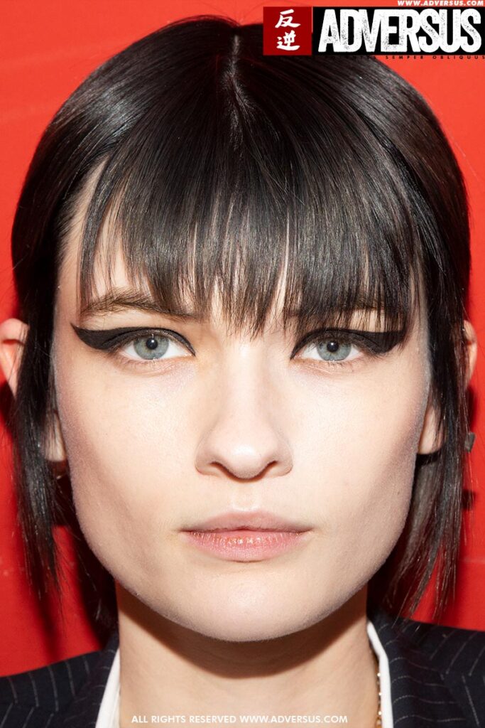 Make-up trends FW 2019 2020. Fashion Show: Missoni. Make-up: Linsey Alexander for MAC. Photo: Charlotte Mesman