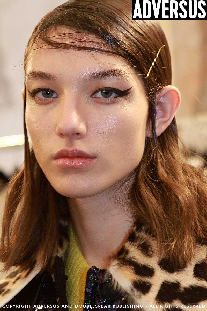 Fashion Show: N21 FW 2018 2019, make-up: Tom Pecheux for M.A.C., ph. Mauro Pilotto