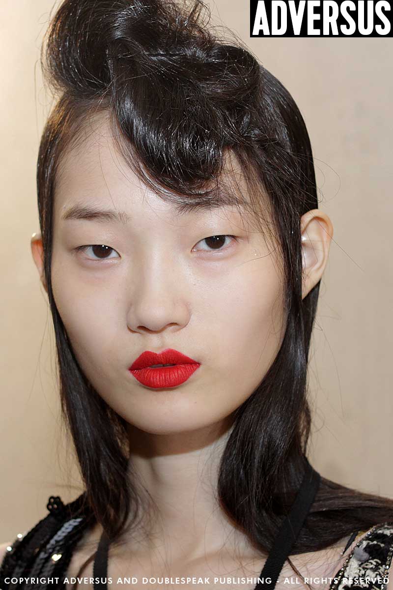 Fashion Show: N21 FW 2018 2019, make-up: Tom Pecheux for M.A.C., ph. Mauro Pilotto