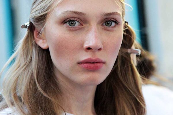 Make-up. Catwalk skin