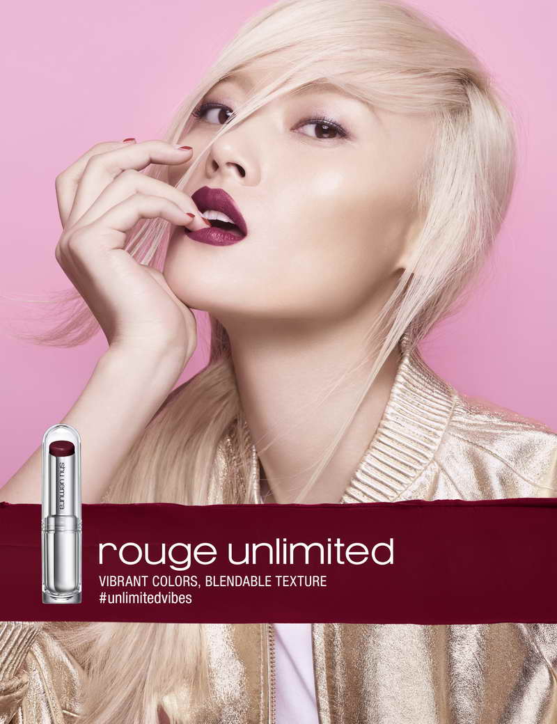 shu uemura NEW rouge unlimited vibrant colors, blendable texture