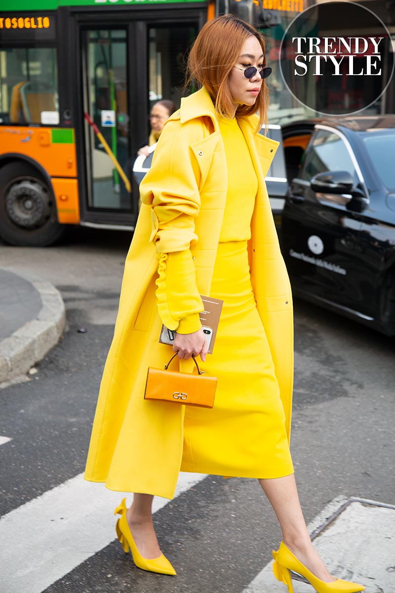 Street style at the Max Mara SS 2019 Fashion Show